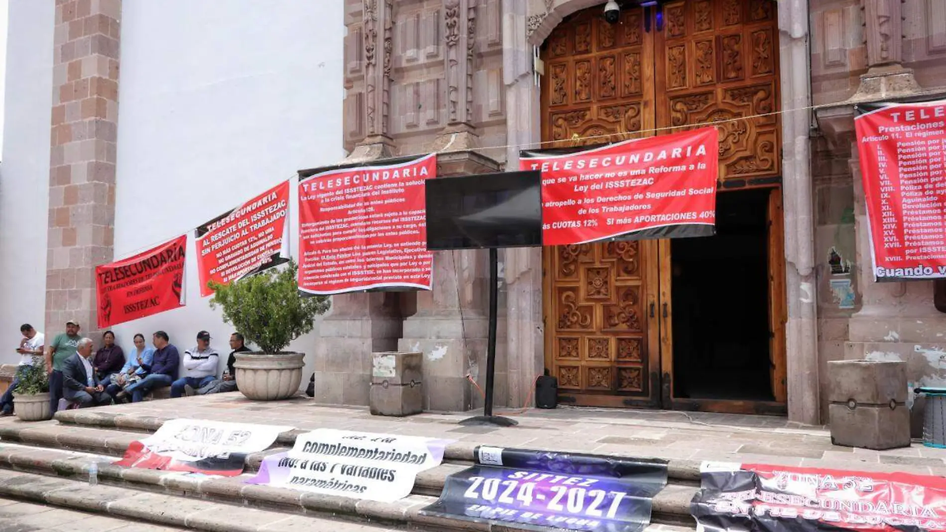 Protesta en el Palacio Legislativo